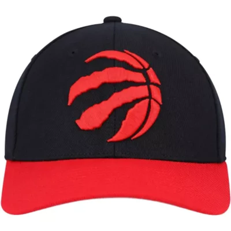 NBA Black/Red Toronto Raptors MVP Team Two-Tone 2.0 Stretch-Snapback Hat