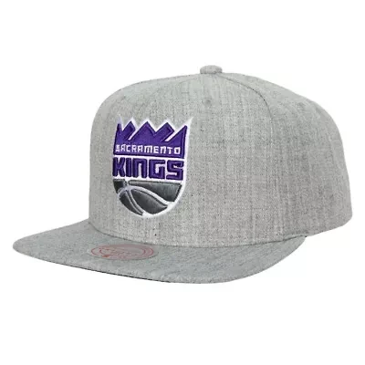 NBA Heather Sacramento Kings Hardwood Classics 2.0 Snapback Hat