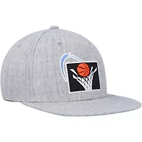 NBA Heather Cleveland Cavaliers Hardwood Classics 2.0 Snapback Hat