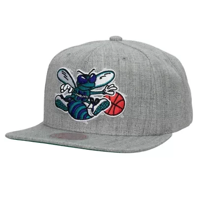 NBA Heather Charlotte Hornets Hardwood Classics 2.0 Snapback Hat