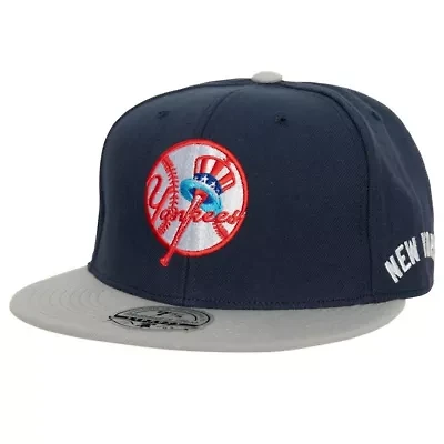 MLB Navy/Gray New York Yankees Bases Loaded Fitted Hat