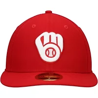 MLB Milwaukee Brewers Low 59FIFTY Fitted Hat