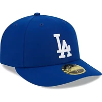 MLB Los Angeles Dodgers Logo Low 59FIFTY Fitted Hat