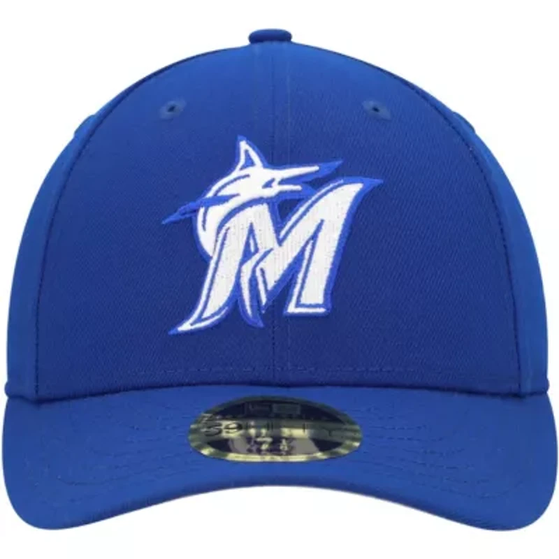 MLB Miami Marlins Logo Low 59FIFTY Fitted Hat