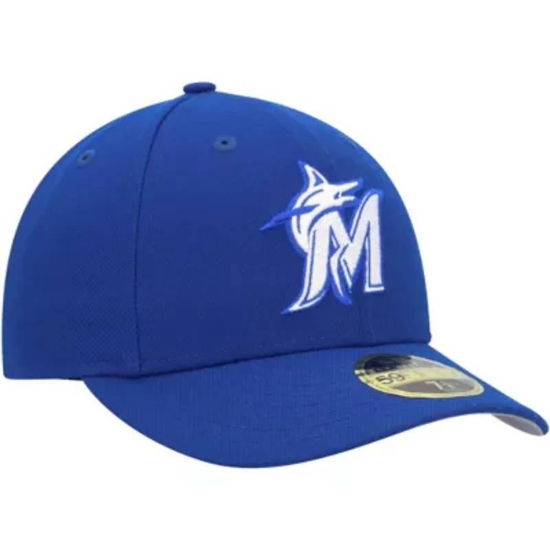 MLB Miami Marlins Logo Low 59FIFTY Fitted Hat