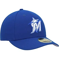 MLB Miami Marlins Logo Low 59FIFTY Fitted Hat