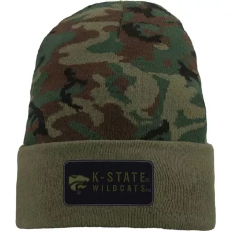 NCAA Nike Kansas State Wildcats Military Pack Cuffed Knit Hat