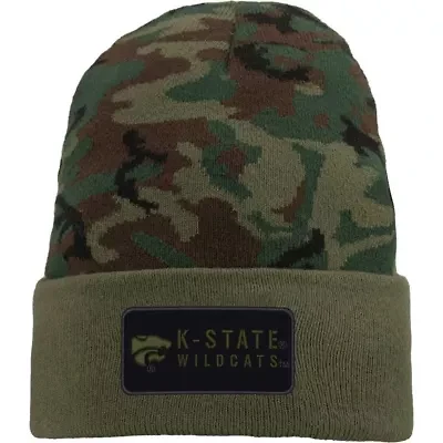 NCAA Nike Kansas State Wildcats Military Pack Cuffed Knit Hat