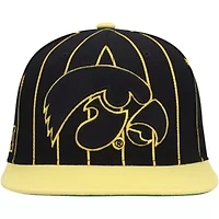 NCAA Iowa Hawkeyes Team Pinstripe Snapback Hat
