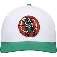 NBA White/Green Boston Celtics Hardwood Classics Core 2-Tone 2.0 Pro Snapback Hat