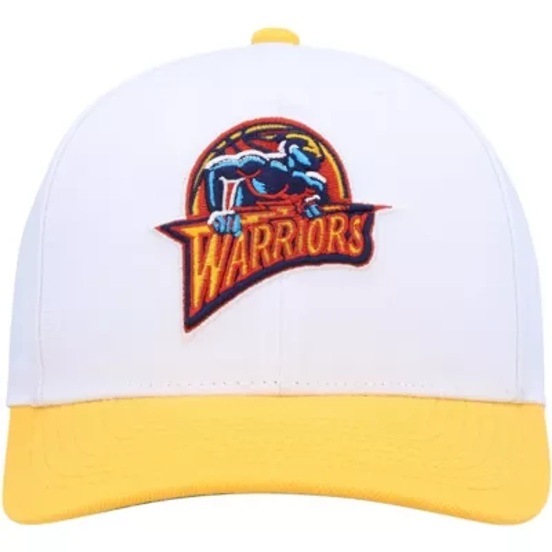 NBA White/Gold Golden State Warriors Hardwood Classics Core 2-Tone 2.0 Pro Snapback Hat