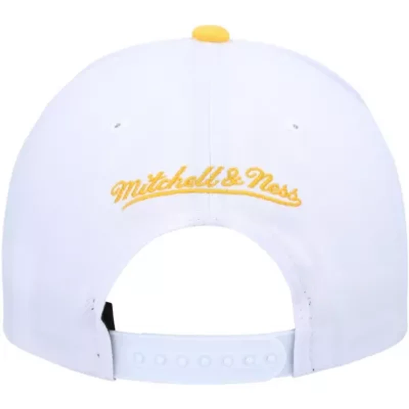 NBA White/Gold Golden State Warriors Hardwood Classics Core 2-Tone 2.0 Pro Snapback Hat