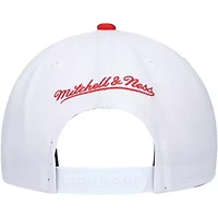 NBA White/Red Philadelphia 76ers Hardwood Classics Core 2-Tone 2.0 Pro Snapback Hat