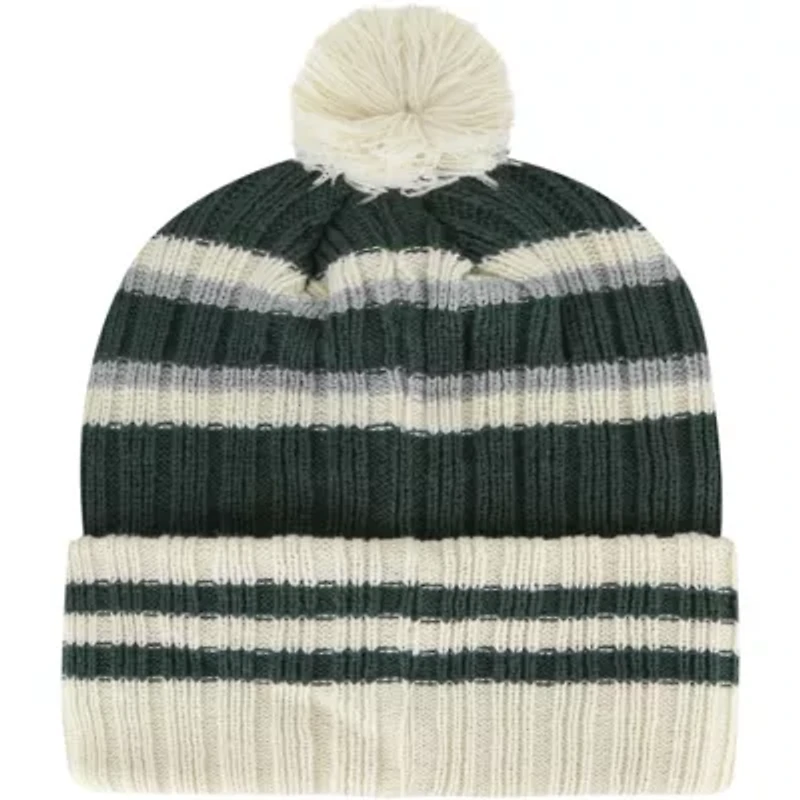 NCAA Michigan State Spartans No Huddle Cuffed Knit Hat with Pom