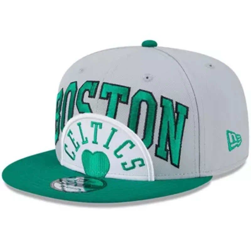 NBA Gray/Kelly Boston Celtics Tip-Off Two-Tone 9FIFTY Snapback Hat