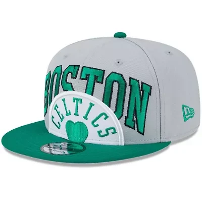 NBA Gray/Kelly Boston Celtics Tip-Off Two-Tone 9FIFTY Snapback Hat
