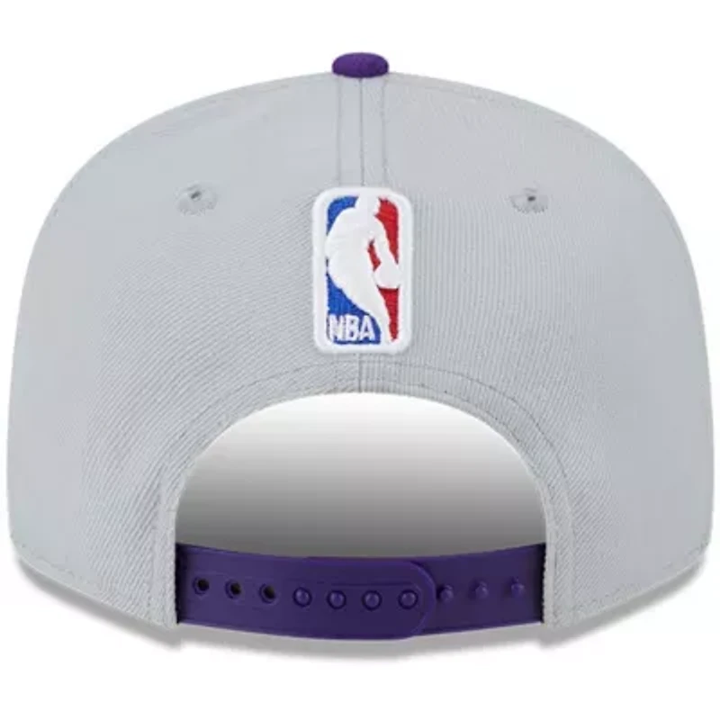 NBA Gray/Purple Los Angeles Lakers Tip-Off Two-Tone 9FIFTY Snapback Hat