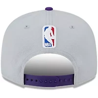 NBA Gray/Purple Los Angeles Lakers Tip-Off Two-Tone 9FIFTY Snapback Hat