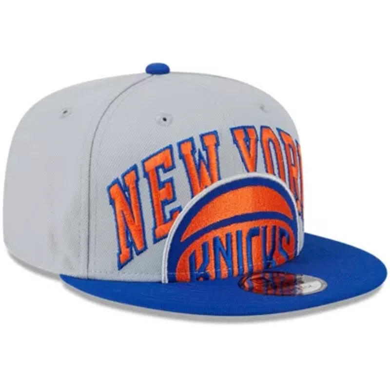 NBA Gray/Blue New York Knicks Tip-Off Two-Tone 9FIFTY Snapback Hat