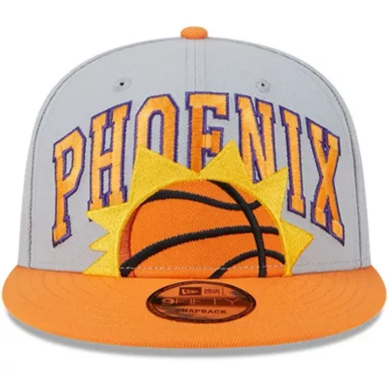 NBA Gray/Orange Phoenix Suns Tip-Off Two-Tone 9FIFTY Snapback Hat