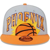 NBA Gray/Orange Phoenix Suns Tip-Off Two-Tone 9FIFTY Snapback Hat