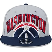 NBA Gray/Navy Washington Wizards Tip-Off Two-Tone 9FIFTY Snapback Hat