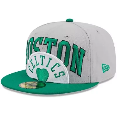 NBA Gray/Kelly Boston Celtics Tip-Off Two-Tone 59FIFTY Fitted Hat