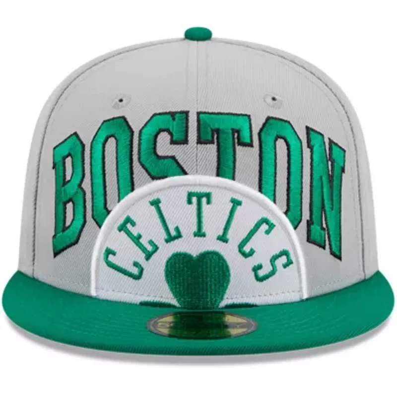NBA Gray/Kelly Boston Celtics Tip-Off Two-Tone 59FIFTY Fitted Hat