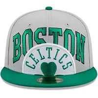 NBA Gray/Kelly Boston Celtics Tip-Off Two-Tone 59FIFTY Fitted Hat