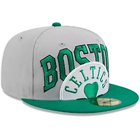 NBA Gray/Kelly Boston Celtics Tip-Off Two-Tone 59FIFTY Fitted Hat