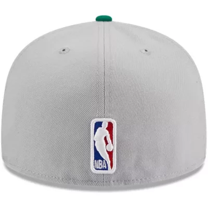 NBA Gray/Kelly Boston Celtics Tip-Off Two-Tone 59FIFTY Fitted Hat