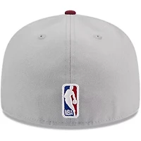 NBA Gray/Wine Cleveland Cavaliers Tip-Off Two-Tone 59FIFTY Fitted Hat