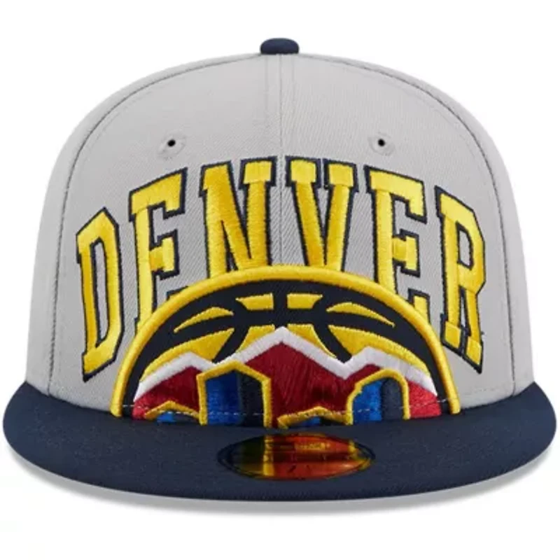 NBA Gray/Navy Denver Nuggets Tip-Off Two-Tone 59FIFTY Fitted Hat