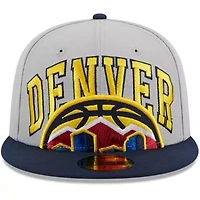 NBA Gray/Navy Denver Nuggets Tip-Off Two-Tone 59FIFTY Fitted Hat