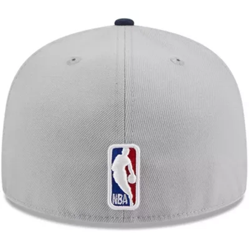 NBA Gray/Navy Denver Nuggets Tip-Off Two-Tone 59FIFTY Fitted Hat