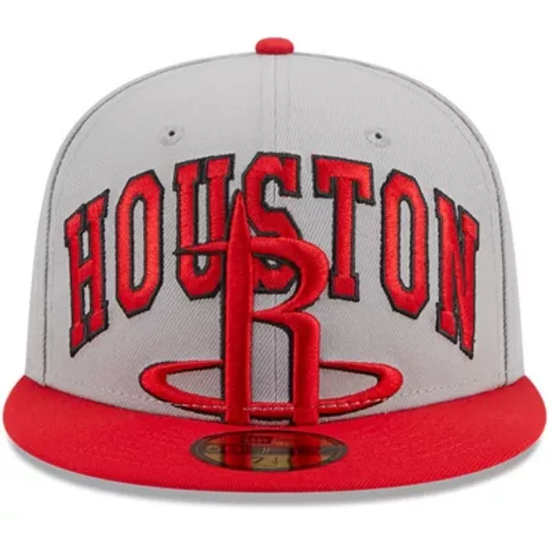NBA Gray/Red Houston Rockets Tip-Off Two-Tone 59FIFTY Fitted Hat