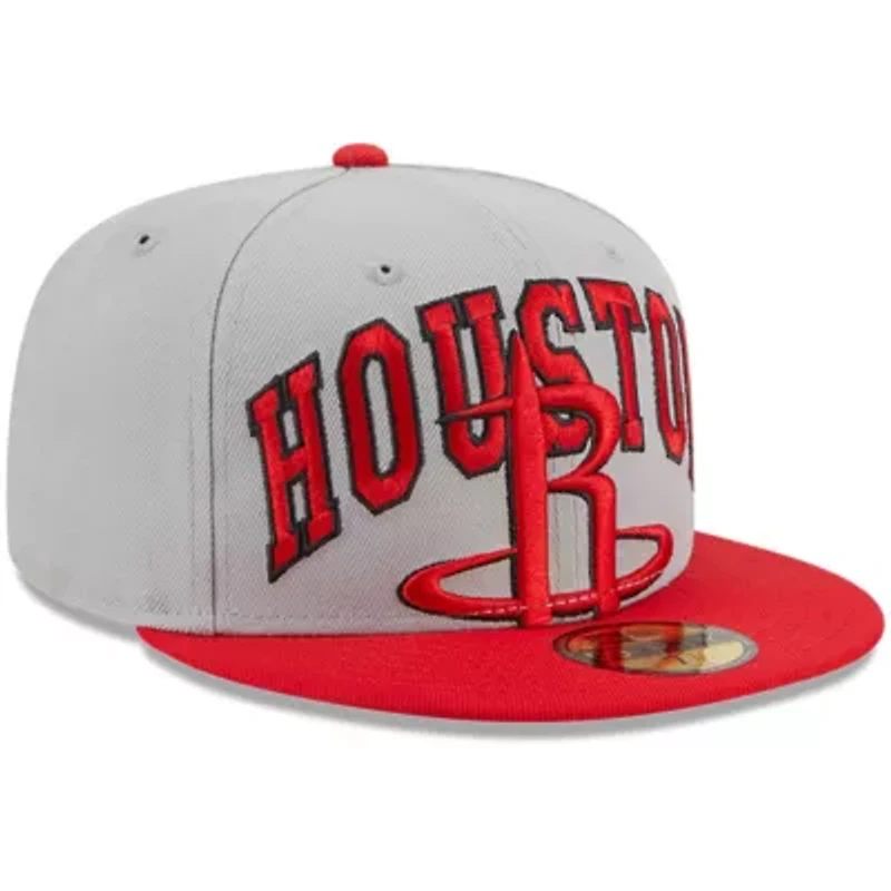 NBA Gray/Red Houston Rockets Tip-Off Two-Tone 59FIFTY Fitted Hat