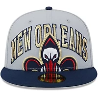 NBA Gray/Navy New Orleans Pelicans Tip-Off Two-Tone 59FIFTY Fitted Hat