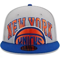 NBA Gray/Blue New York Knicks Tip-Off Two-Tone 59FIFTY Fitted Hat