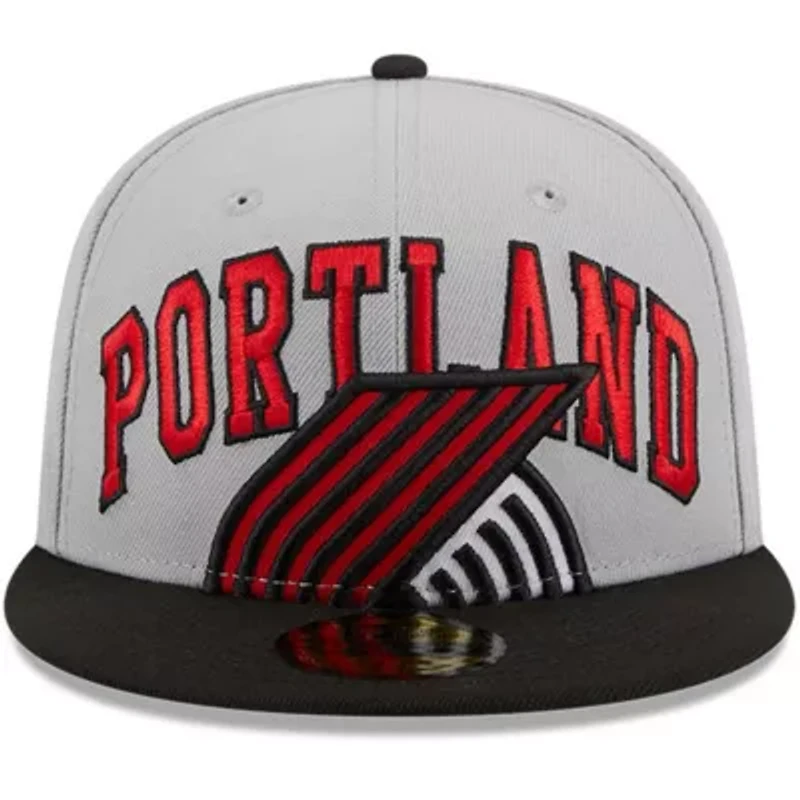 NBA Gray/Black Portland Trail Blazers Tip-Off Two-Tone 59FIFTY Fitted Hat