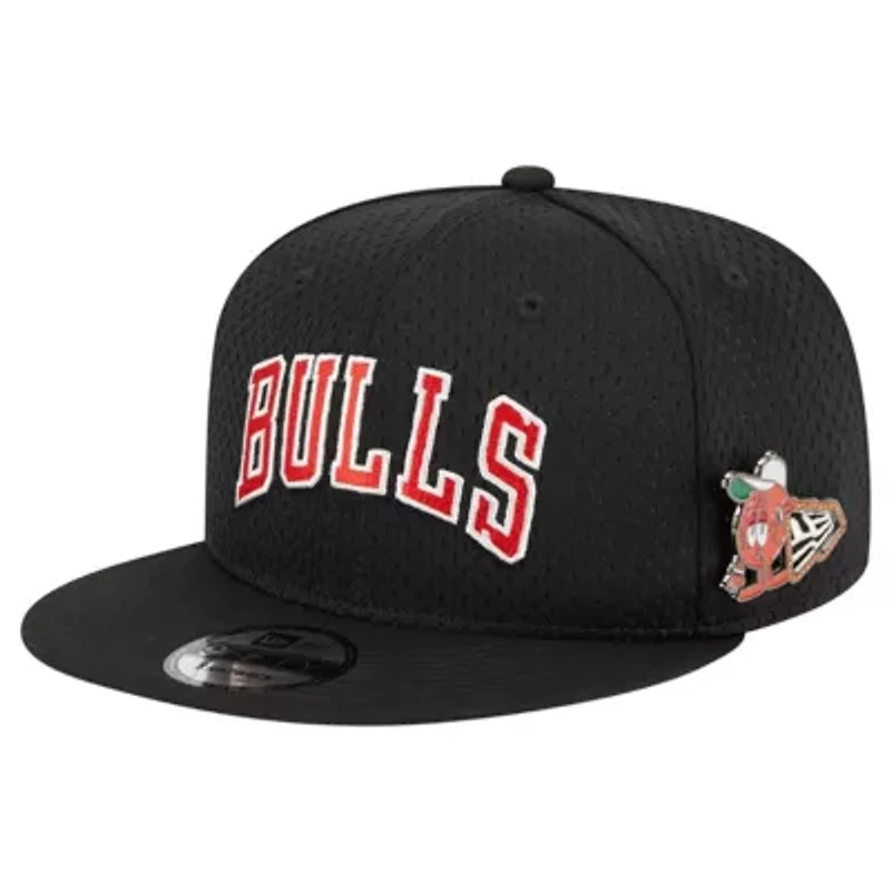 NBA Chicago Bulls -Up Pin Mesh 9FIFTY Snapback Hat