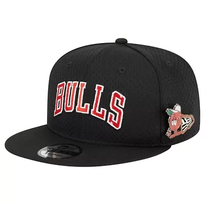 NBA Chicago Bulls -Up Pin Mesh 9FIFTY Snapback Hat