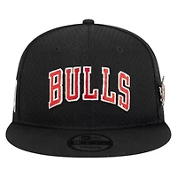 NBA Chicago Bulls -Up Pin Mesh 9FIFTY Snapback Hat