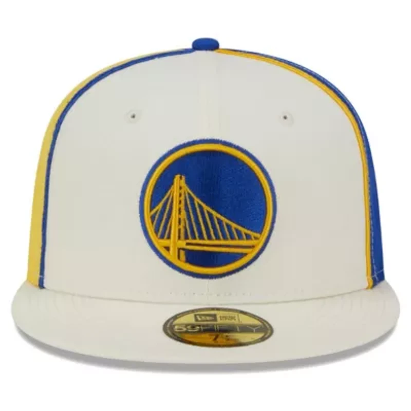NBA Golden State Warriors Piped Pop Panel 59FIFTY Fitted Hat