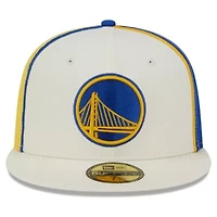 NBA Golden State Warriors Piped Pop Panel 59FIFTY Fitted Hat