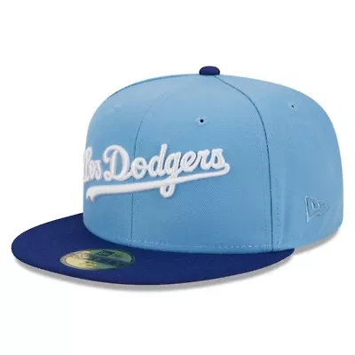 MLB Light Los Angeles Dodgers Cooperstown Collection Retro City 59FIFTY Fitted Hat