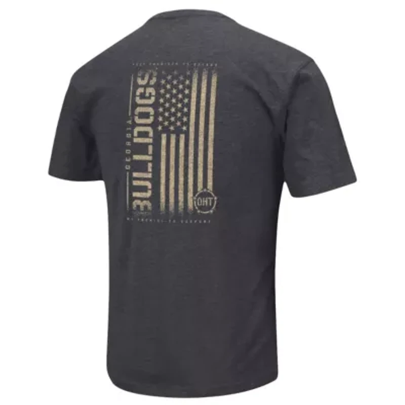 NCAA Georgia Bulldogs Big & Tall OHT Military Appreciation Playbook T-Shirt