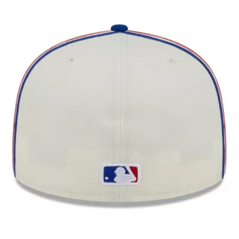 MLB Cream/Royal Chicago Cubs Chrome Sutash 59FIFTY Fitted Hat