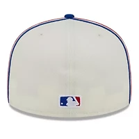 MLB Cream/Royal Chicago Cubs Chrome Sutash 59FIFTY Fitted Hat