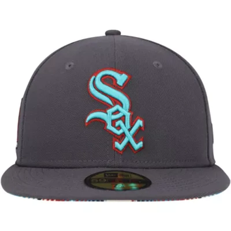 Chicago White Sox MLB Print Undervisor 59FIFTY Fitted Hat